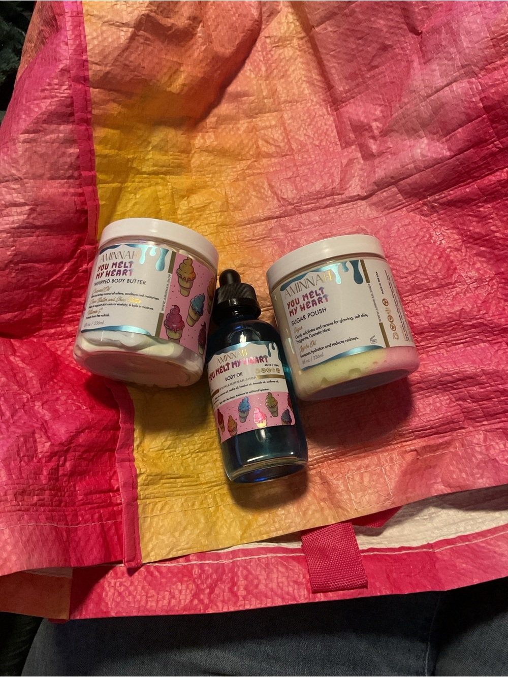 You Melt My Heart Whipped Body Butter, Sugar Polish, and Body Oil Bundle